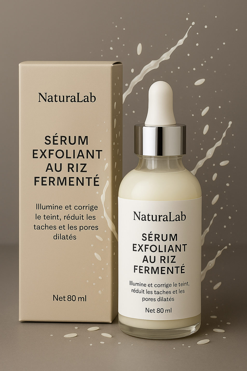 Sérum exfoliant au riz fermenté