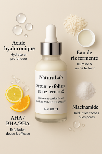 Sérum exfoliant au riz fermenté